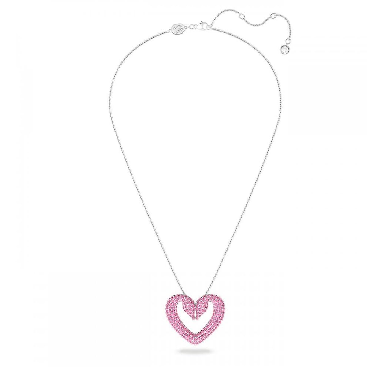Amazon.com: Swarovski Una 5631931 pink heart pendant : Clothing